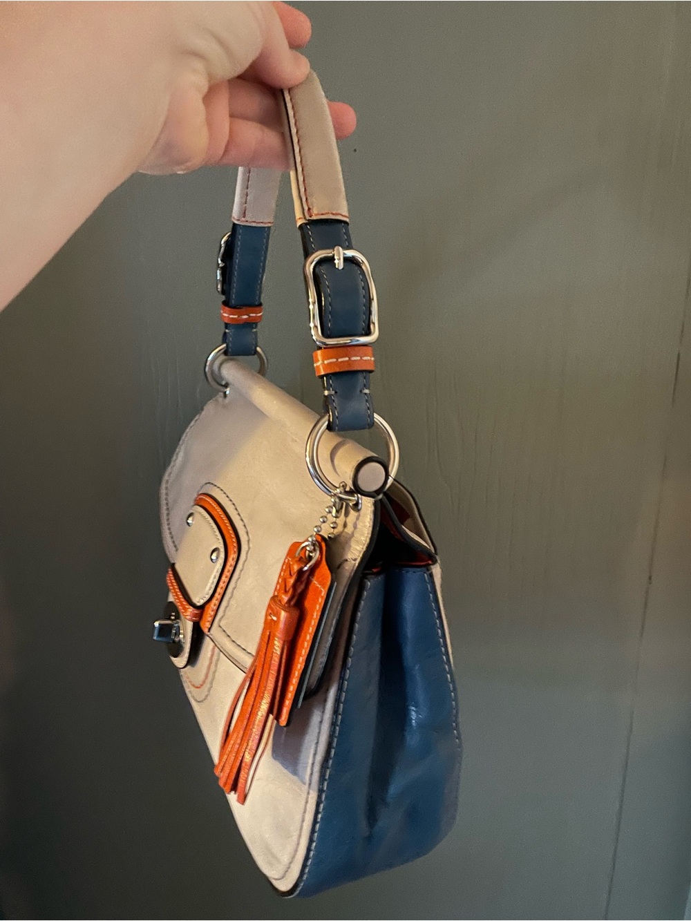 Coach 70th Anniversary Colorblock Willis Shoulder Bag - Picture 4 of 7